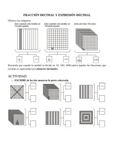 Secuencia Did Ctica Fracciones Y N Meros Decimales