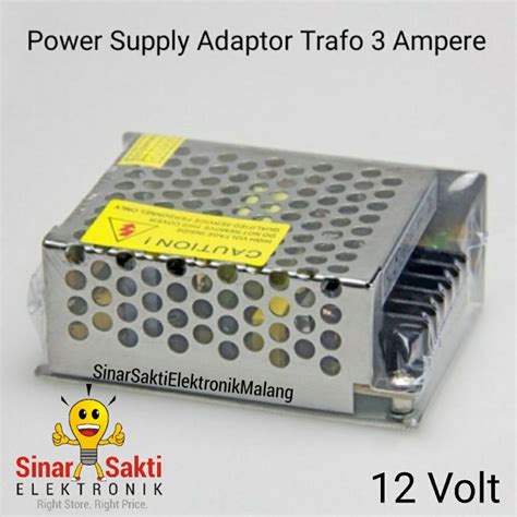 Jual Power Supply A Adaptor Trafo Psu Ampere V Volt Cctv Led