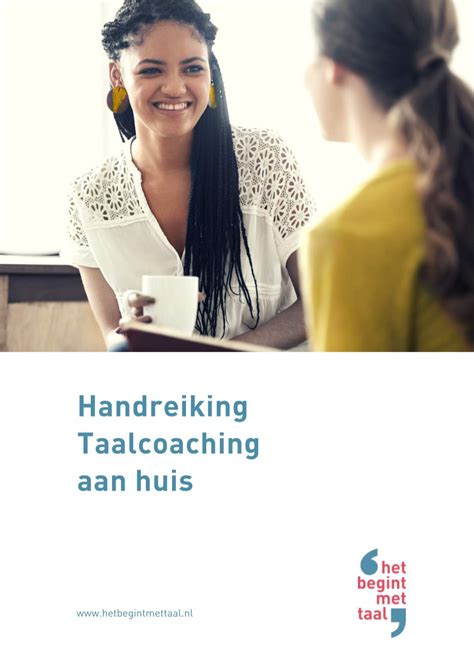 Taalcoaching Aan Huis Stichting Het Begint Met Taal