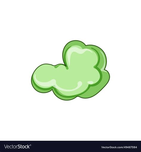 Stench smell fart cartoon Royalty Free Vector Image