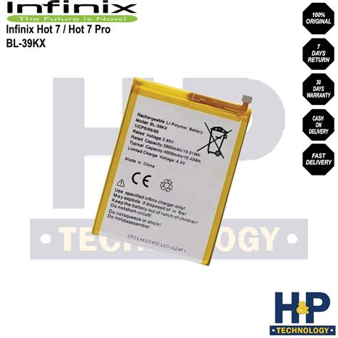 Original Bl Kx Battery For Infinix Hot Hot Pro S Mah