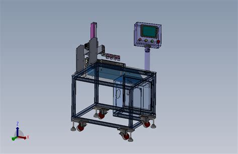 自动焊锡机 SOLIDWORKS 2020 模型图纸下载 懒石网