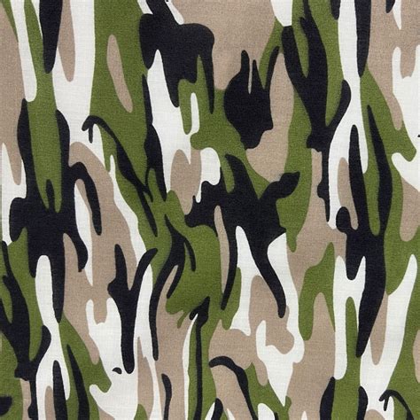 Polycotton Camouflage Prints Eu Fabrics