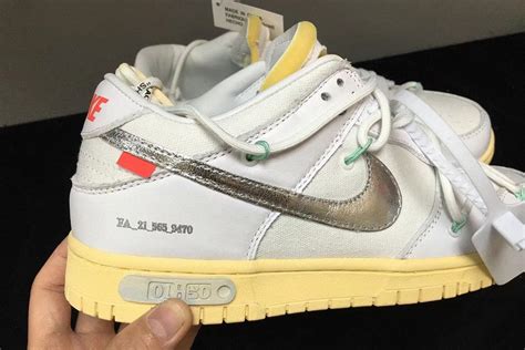 OFF WHITE NIKE DUNK LOW 1 OF 50WHITE 1