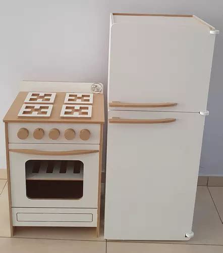 Cocina Heladera Infantil Madera Montessori En Venta En Almirante