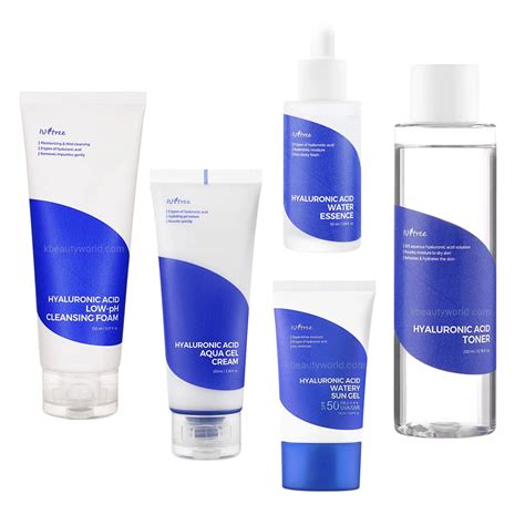 Isntree Hyaluronic Acid Skincare Set Oily Combination Skin Type
