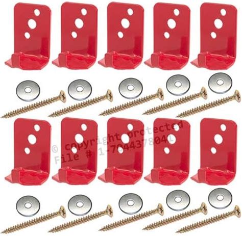 Lot Of 10 Fire Extinguisher Bracket Wall Hook Mount Hanger Universal For 5 Lb