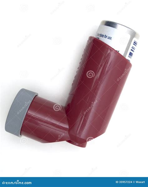 Asthma Inhaler On White Background Stock Photo Image Of Asthma