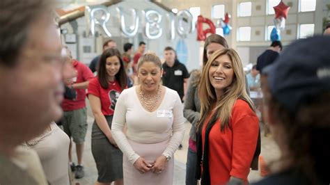 Jeanette Rubio Cheers on Marco Rubio Campaign Workers in Florida