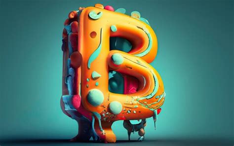 Premium AI Image | Letter B in 3d