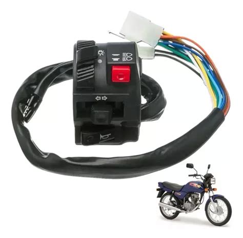 Punho Chave Luz Cg Titan 125 Es Kse 2000 2001 2002 2003 2004