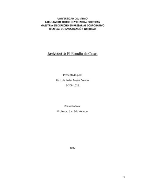 Actividad 3 Investigación Jurídica Metodologia de la investigacion