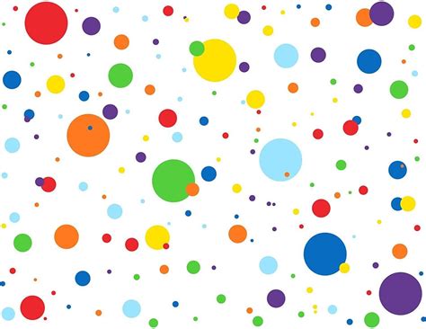 colorful polka dot background