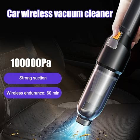 Car Wireless Vacuum Cleaner 120w 10000pa Super Suction Cordless