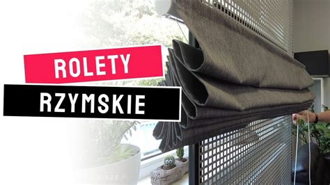 Rolety Rzymskie W Sklepie Moje Karnisze Pl YouTube