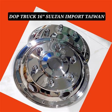 VARIASI WHEELDOP TRUCK 16 SULTAN STAINLESS IMPORT TAIWAN DOP RODA TRUK