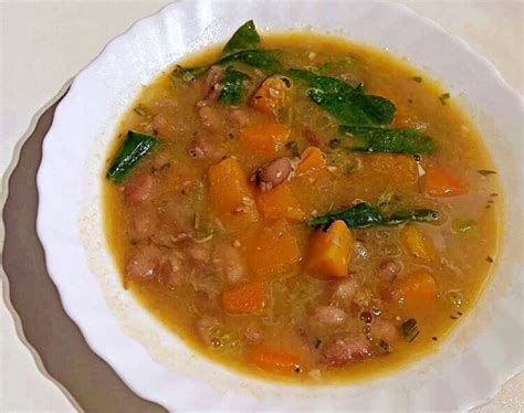 Borlotti Bean And Vegetable Soup Feasting On Italy