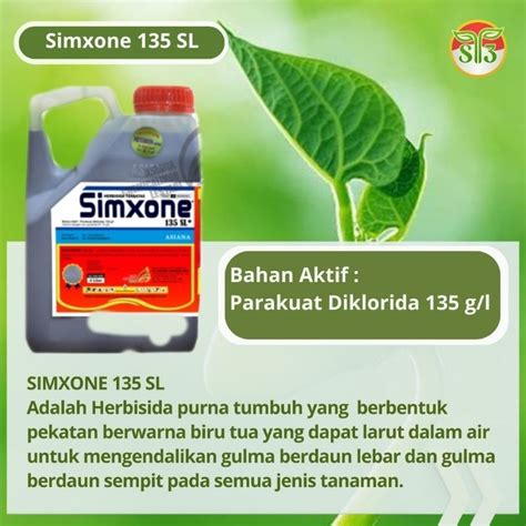 Jual Toko Obat Pertanian Simxone Sl Liter Herbisida Kontak