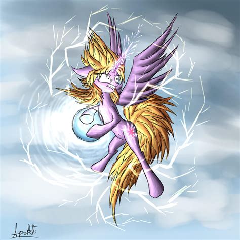 Super Saiyan Twilight Sparkle By Ap0st0l On Deviantart