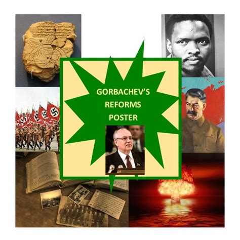 Gorbachev’s Reforms Poster • Teacha!