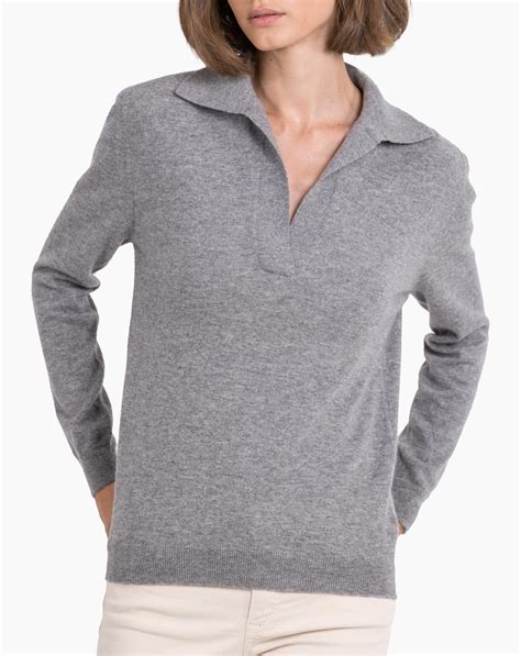 Ladies Fine Pure Cashmere Polo Maisoncashmere