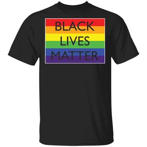 Black Lives Matter Lgbt Pride Shirt Rockatee