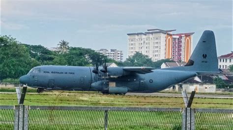 A Raaf Lockheed Martin C J Super Hercules Take Off Butterworth