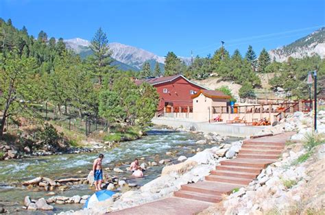 Hot Springs In Chalk Creek At Mt Princeton Hot Springs Resort