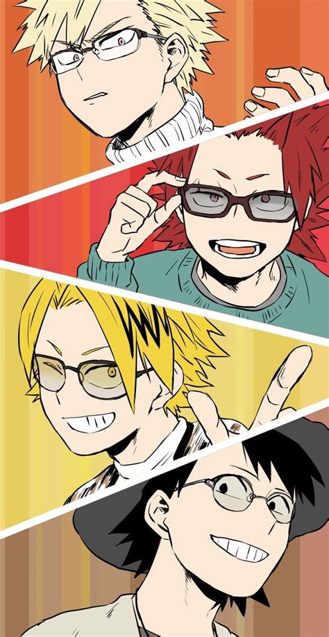 Bakusquad Bakugou Katsuki • Kirishima Eijirou • Kaminari Denki