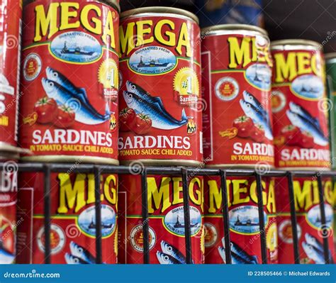 Manila Philippines Mega Sardines Canned In Tomato Sauce And Chili On