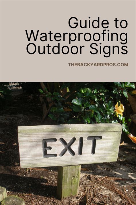 How To Make An Outdoor Sign Waterproof Full Guide Artofit