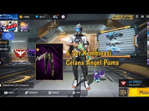 Kombinasi Set Ff Celana Angel Puma Speedster Versi Pro Player Free