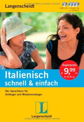 Langenscheidt Italienisch Schnell Einfach Set Aus Buch Audio Cds