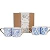 Amazon Teresa S Teaset Ceramic Coffee Mug Set Of Oz Tea