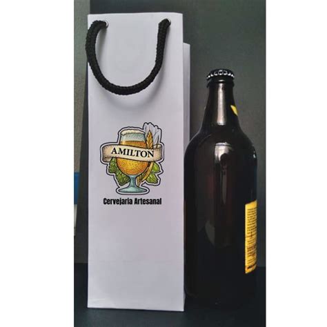 Sacola Para Cerveja Artesanal Ou Mini Bebida Personalizada Elo