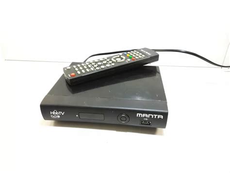 DEKODER TUNER DVB T MANTA HBB01 Z PILOTEM 12873437145 Oficjalne