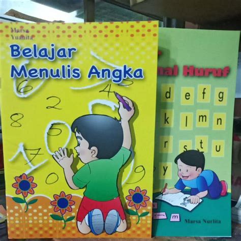 Jual Buku Paud Dan Tk Belajar Mengenal Menulis Angka Huruf Menulis