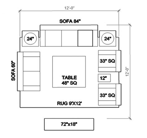 Living Room Dimension Size To Reference For My Own Work Living Room