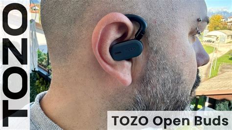 Tozo Open Buds Lightweight True Wireless Earbuds With Open Ear Dual Axis Design Youtube