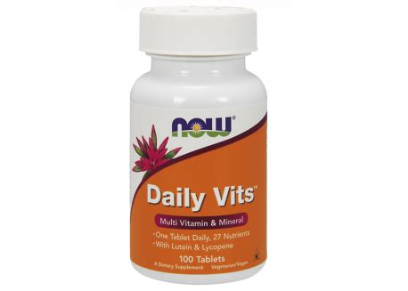 Now Foods Daily Vits Witaminy I Minera Y Tabl W Biou