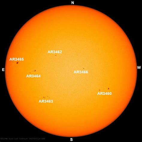 Seeing sunspots during the solar eclipse on October 14