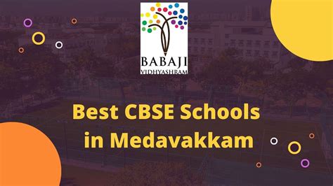 Best Cbse Schools In Medavakkam Babaji Vidhyashram Youtube