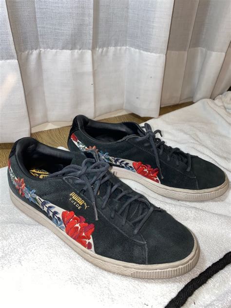 Sepatu Puma 100 Original Puma Flower Sepatu Hitam Sepatu Sekolah