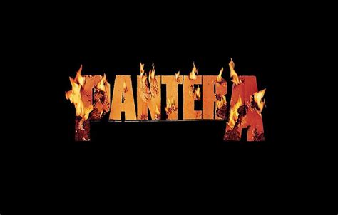 Music Metal Flame Logo Band Burning Pantera Pantera Band HD