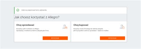 Rejestracja Konta Na Allegro Pomoc Dla Sprzedających Allegro