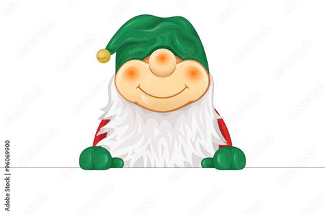 Weihnachten Wichtel Banner Oben Stock ベクター | Adobe Stock