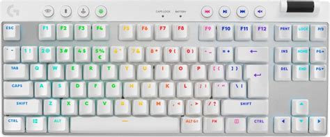 Клавиатура беспроводная Logitech G PRO X TKL Lightspeed White Tactile ...