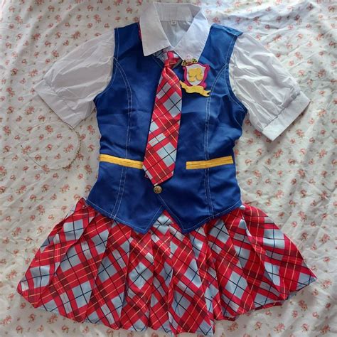 Barbie Princess Charm School uniform cosplay costume, Women's Fashion ...