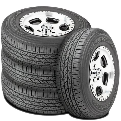 Set Of 4 Four Firestone Destination Le2 22565r17 102h As All Season