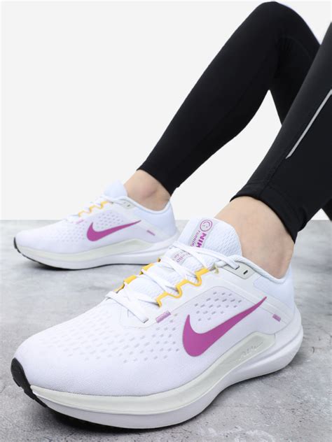 Кроссовки женские Nike Air Winflo 10 арт. DV4023 белый/фиолетовый цвет ...